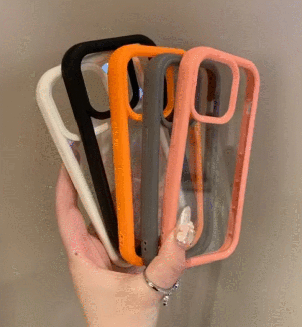 Luxury Transparent Candy Phone Case For iPhone