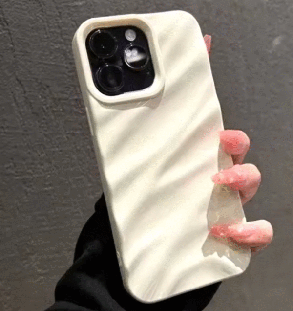 Soft Candy Wavy Pattern Phone Case For iPhone